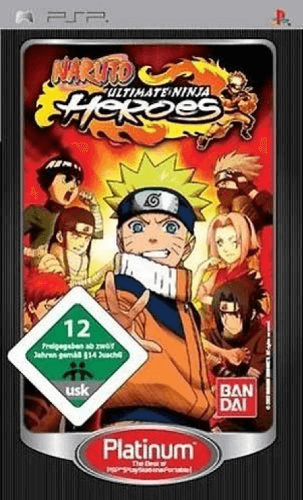Naruto: Ultimate Ninja Heroes 2: Phantom Fortress box art for PSP